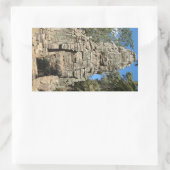 ミニバヨン…カンボジア、シェムリアップ、タプローム 長方形シール (バッグ)