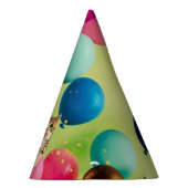 ミニバルーン子猫ペア – バースデーパーティーハット パーティーハット (右)