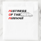 ミニバンパーステッカーの愛人 長方形シール (バッグ)