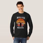 ミニバンメガおもしろい旅行屋外駆動 Tシャツ (正面フル)
