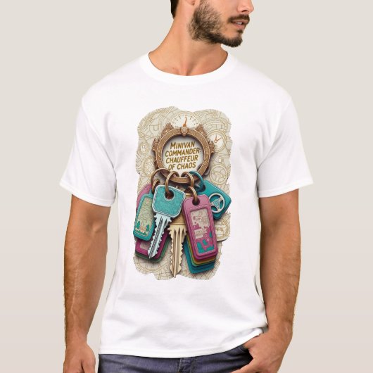 ミニバン司令官Tシャツ、カーオス運転手マグ Tシャツ (正面)