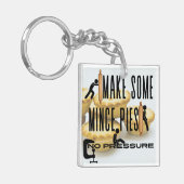 ミニパイを作る – 圧力なし キーホルダー (正面左)