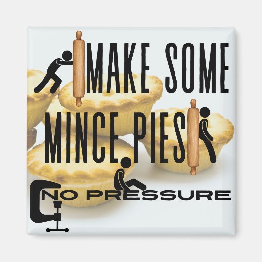 ミニパイを作る – 圧力なし マグネット (正面)