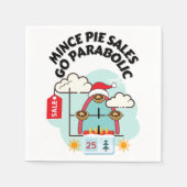 ミニパイ販売移動放物線 スタンダードカクテルナプキン (正面)