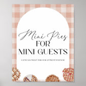 ミニパイforミニゲストかわいこちゃんパイをテーマにしたパーティー ポスター (正面)