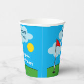 ミニパットゴルフテーマキッズバースデーパーティー 紙コップ (右)