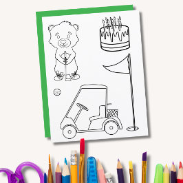 ミニパットパット誕生日かわいいゴッパー着色ページ