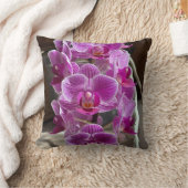ミニパレノプシスソゴヴィヴィアンパープルオーキッド クッション (ブランケット)