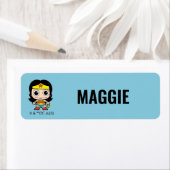 ミニパーソナライズされたジャスティス疑問に思リー女子 ラベル (インサイチュ)