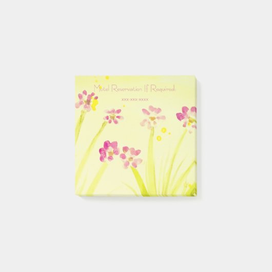 ミニパーソナライズされたノート ポストイット (正面)