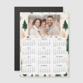 ミニパーソナライズされた2025カレンダー | 家族の写真 (正面/裏面)