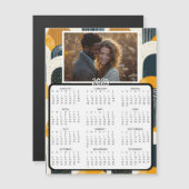 ミニパーソナライズされた2025カレンダー | 家族の写真 (正面/裏面)