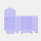 ミニパープルダイヤモンドパターン フェイバーボックス (折り畳みなし)