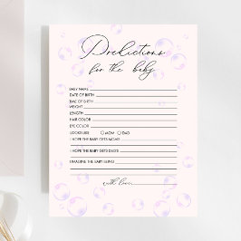 ミニパールバブル予測ベビーゲーム