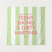 ミニビキニとダーティマティーニ バチェラー パーティー ストライプ