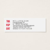 ミニビジテンカルテンフュールクリエルファラー (裏面)