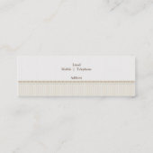 ミニビジネスカード：: divine 1 スキニー名刺 (裏面)