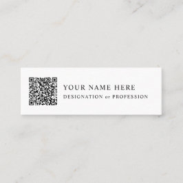 ミニビジネスパーソナライズされたカード(デザイン付き) スキニー名刺