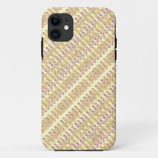 ミニビーチサンダルデザイン(ピンク/黄色) Case-Mate iPhoneケース (裏面)