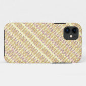 ミニビーチサンダルデザイン(ピンク/黄色) Case-Mate iPhoneケース (裏面(横))