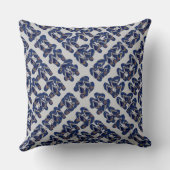 ミニビーチサンダル（青/灰色） クッション (裏面)