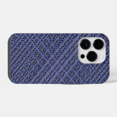 ミニビーチサンダル (青/紫) iPhoneケース (裏面横)