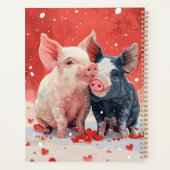 ミニピッグラブハート プランナー手帳 (裏面)