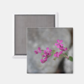 ミニピンクの花（石） マグネット (正面/裏面)