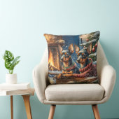 ミニピンシャーホリデイデザインバイリッチアメンギル クッション (椅子)