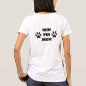 ミニピン・ママ Tシャツ (裏面)