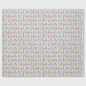 ミニピープルのビデオゲームおもしろい ラッピングペーパー (フラット)