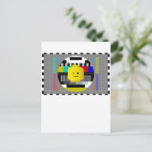 ミニフィックヘッドTVテスト送信 ポストカード (スタンド正面)