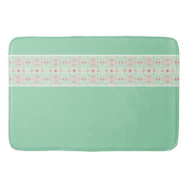 ミニフローラアクセント付トリム バスマット