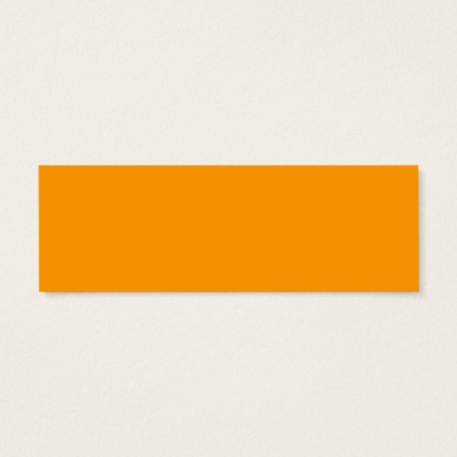 ミニブックマークカード、黄色とオレンジ色のパターン (裏面)