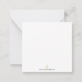 ミニブルータコバレンタインデイカード ノートカード (裏面)