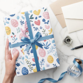 ミニプリントパステルイースター – 30インチx 6転が ラッピングペーパー