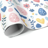 ミニプリントパステルイースター – 30インチx 6転が ラッピングペーパー (ロールコーナー)