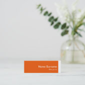 ミニプロモダンファイル名刺テンプレート スキニー名刺 (スタンド正面)