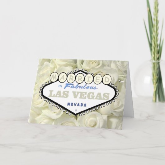 ミニベビーブレスバラ結婚したズインラスベガスカード カード (正面)