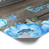 ミニベビー狩りゾウ赤ちゃんシャワーゲーム ポスター (角)