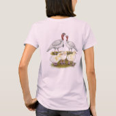 ミニホワイトターキー ファミリー Tシャツ (裏面)