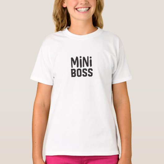 ミニボス – 女子用Western & Fabulous Tee Tシャツ (正面)
