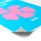 ミニポスター – ホノルルハワイ ポスター (角)