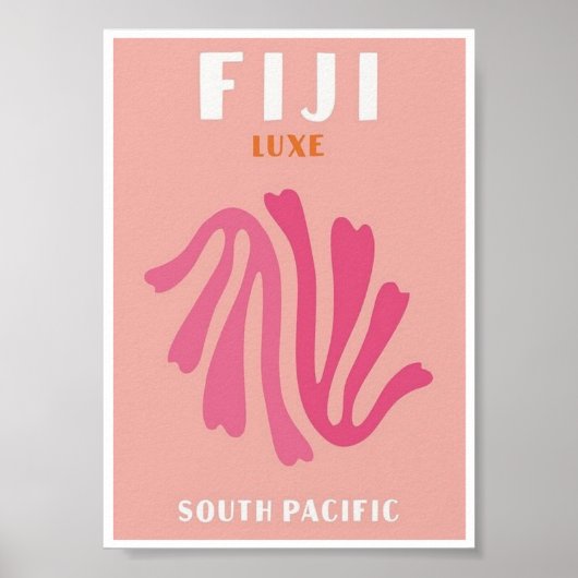 ミニポスター – Fiji Luxe ポスター (正面)