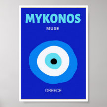ミニポスター – Mykonos Muse Greece
