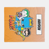 ミニポーウ フリースブランケット (正面(横))