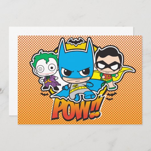 ミニポーウ 招待状 (正面/裏面)