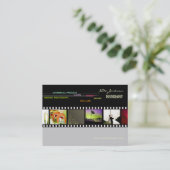 ミニポートフォリオの名刺の写真テンプレート 名刺 (スタンド正面)