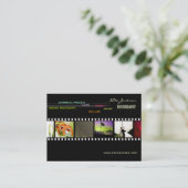 ミニポートフォリオの名刺の写真テンプレート 名刺 (スタンド正面)