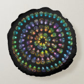 ミニポード™マンダラ枕 ラウンドクッション (裏面)